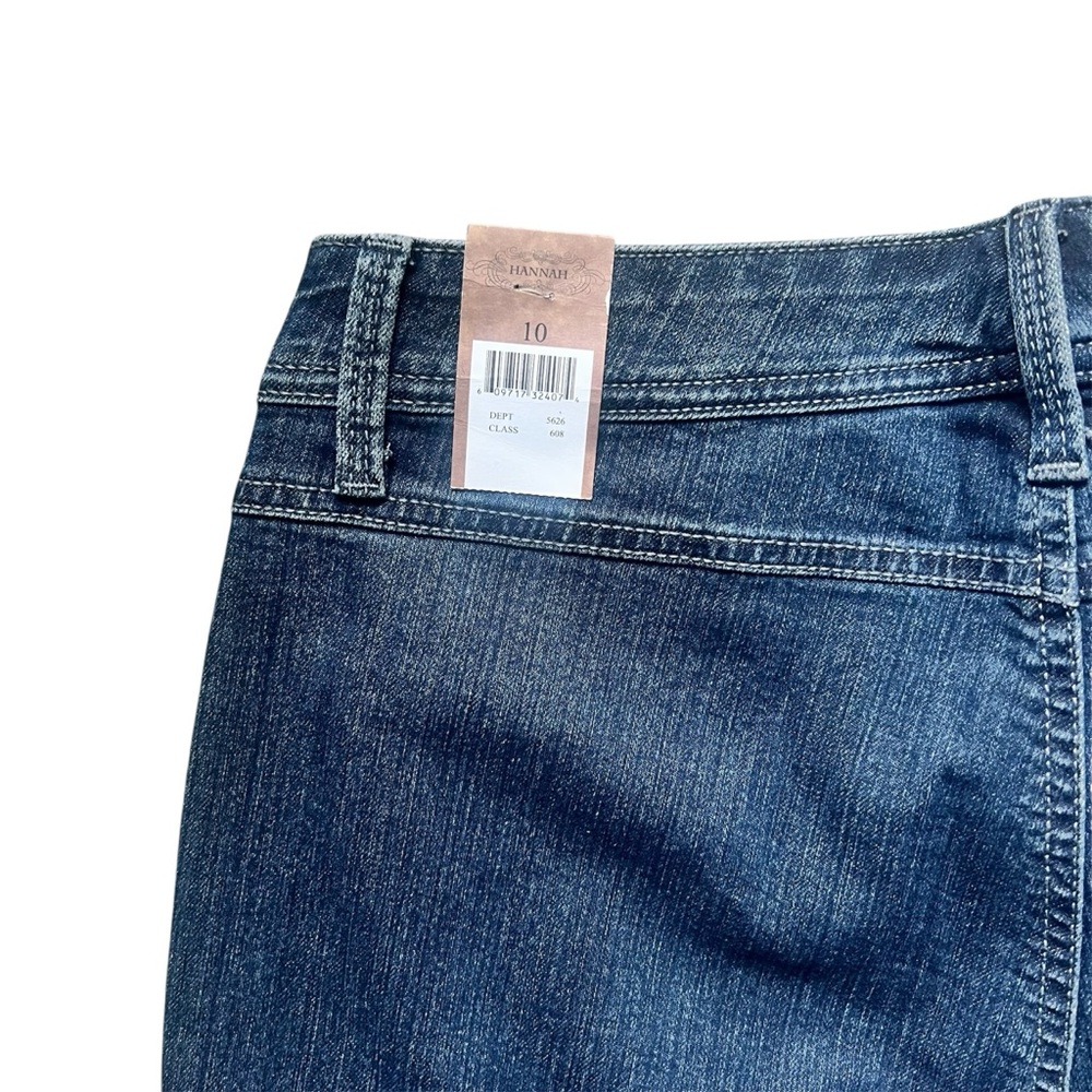Hannah Dark Blue Denim Pocketless Jegging Size 10 - Picture 6 of 7